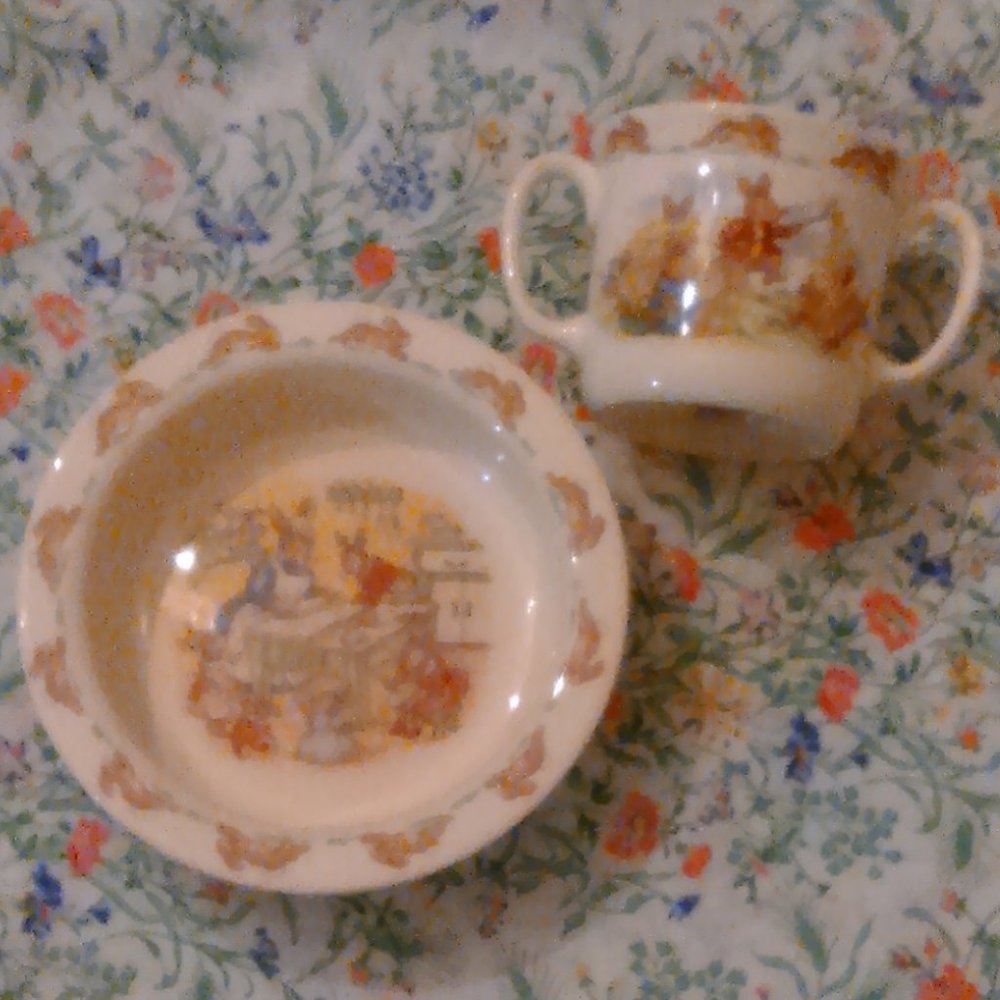 Vintage Royal Doulton Bunnykins  bowl/cup 1936